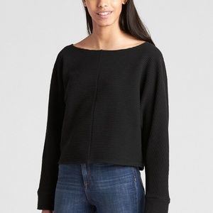 GAP | Boxy Ribbed Long Sleeve Top NEW